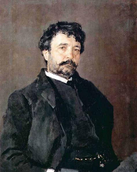 Valentin Serov Portrait Of Angelo Masini 1890 Serov