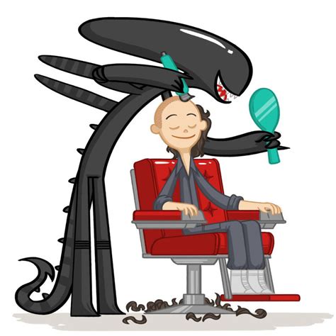 Artist Envisions Friendly Xenomorph That Doesn T Want To