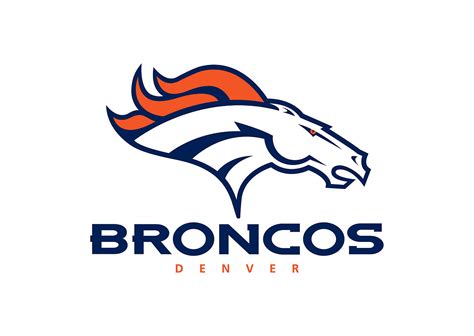 denver broncos logo transfer decal wall decal shop fathead