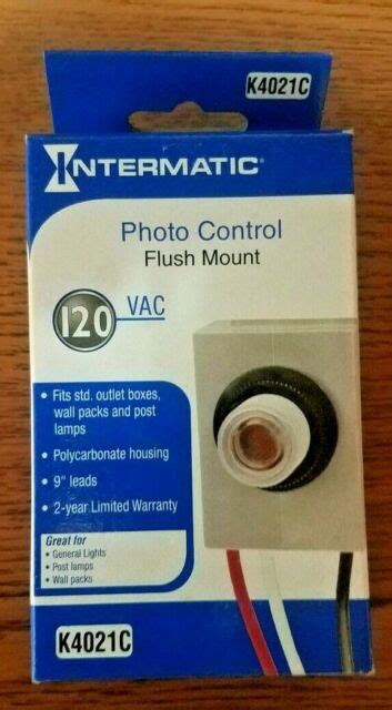intermatic kc  volt fixed position thermal photocontrol  sale  ebay