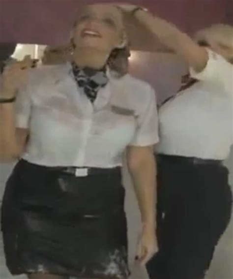 ba fails to see funny side after stewardesses strip off uniform for