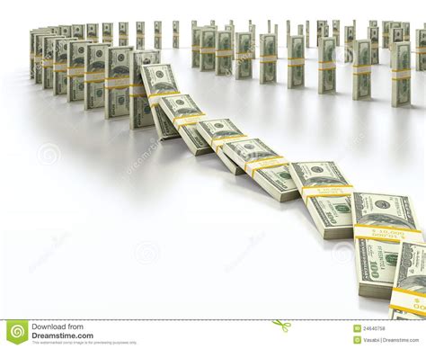 de domino van de dollar stock illustratie illustration  markt