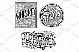 Whiskey Alcoholic sketch template