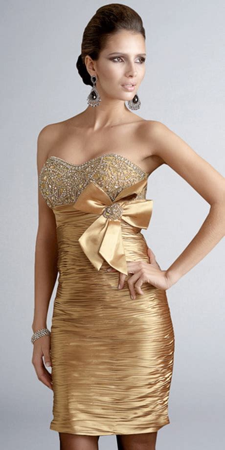 gold cocktail dresses natalie