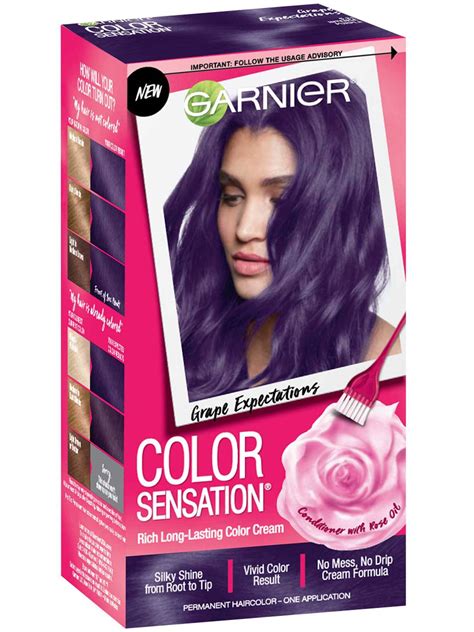 Color Sensation Intense Purple Hair Color Garnier