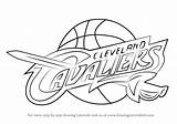 Cavaliers Cleveland Logo Draw Coloring Pages Drawing Nba Step Printable Color Learn Getcolorings Print Sports Search sketch template