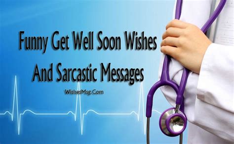 50 Funny Get Well Soon Messages Wishesmsg