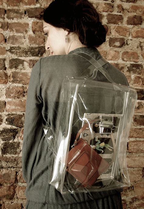 transparent trends ghost bag