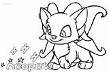 Neopets Coloring Pages Printable sketch template
