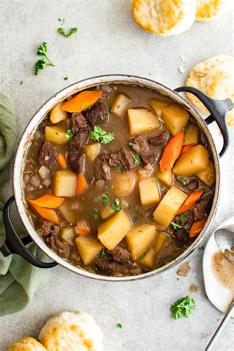 beef stew recipe  forked spoon cooking tom
