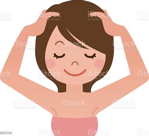 Women Have A Head Massage 귀여운에 대한 스톡 벡터 아트 및 기타 이미지 Istock