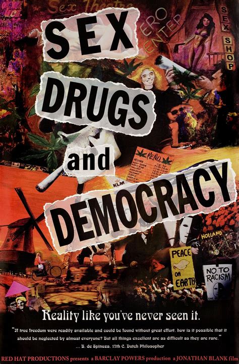 Sex Drugs And Democracy 1994 U S One Sheet Poster