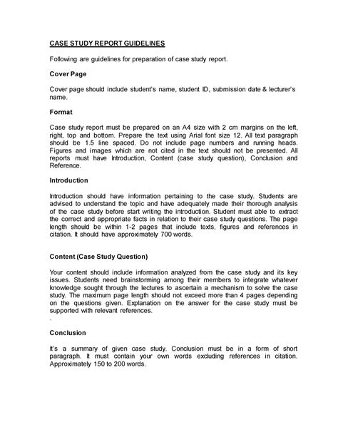 case study report guidelinedoc final case study report guidelinesmqf