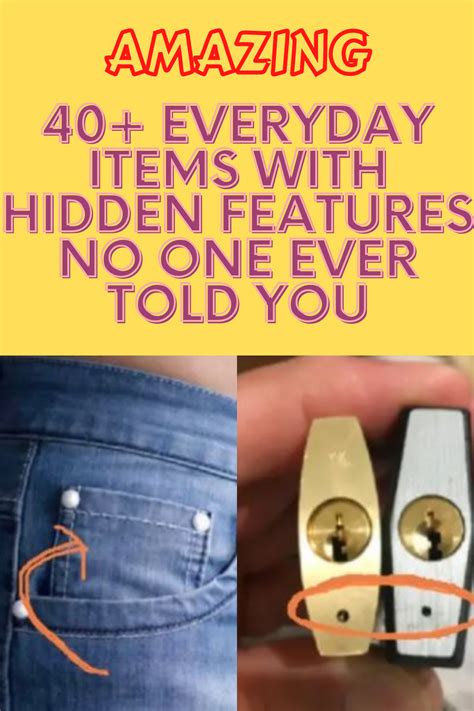 everyday items  hidden features    told   amazing amazing diy life hacks