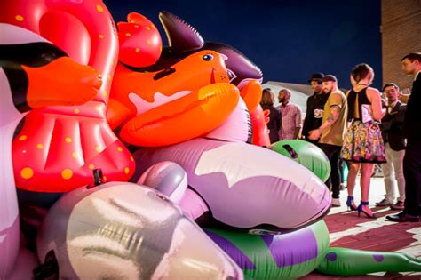 pool toys make it a party at toronto s annual power ball