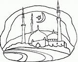 Mosque Boyama Cami sketch template