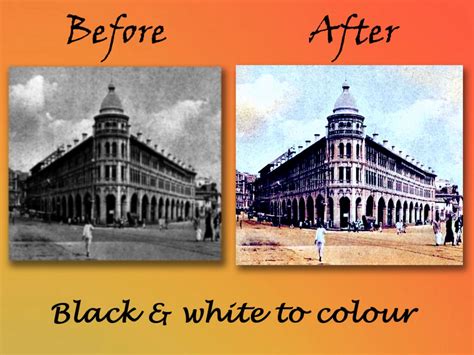 convert black white photo  colour photo smart creations