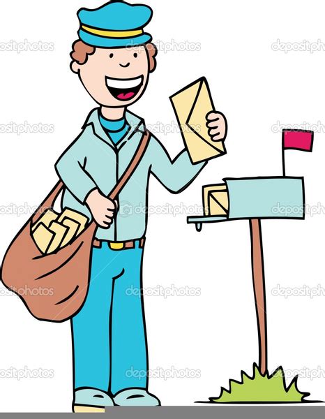 Animated Mailman Clipart Free Images At