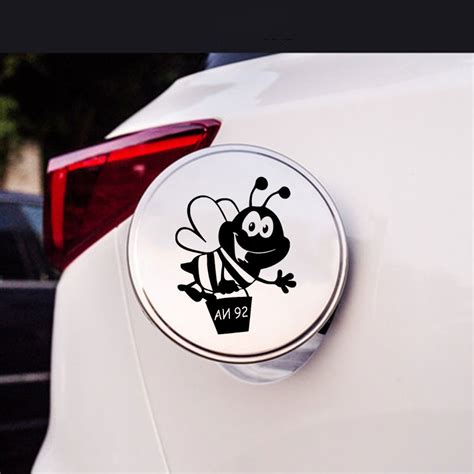 lovely bee car sticker 92 95 fuel tank decoration for cars styling