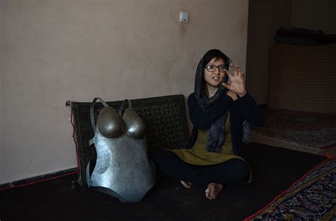 Afghan Woman Who Donned Breast Armor Goes Into Hiding Al Arabiya News