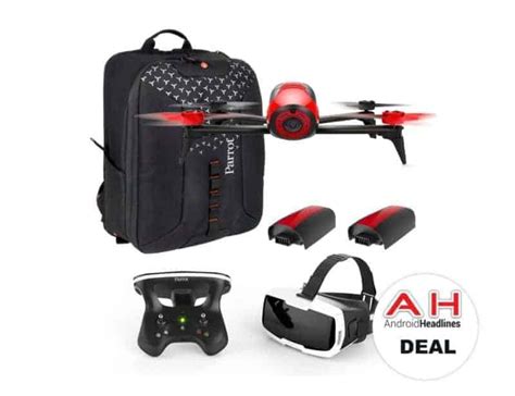 deal parrot bebop  fpv fly  pack   today
