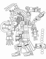Aztec Coloring Pages Mexican Culture Mexico Kids Warrior Color Printable Template Sheet Drawing Dot sketch template