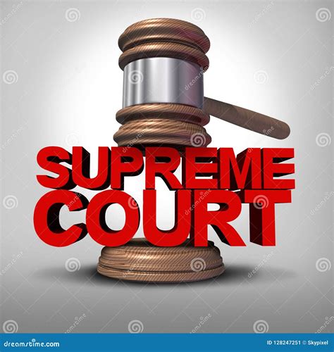 supreme court justice symbol stock illustration illustration