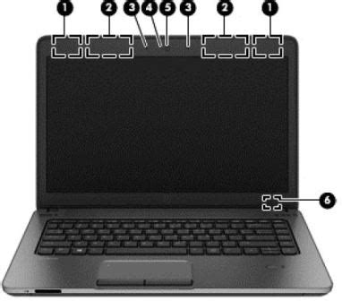 hp probook   notebook pc identifying components