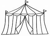 Circus Circustent Kleurplaat Tents Clipground Dumbo Webstockreview sketch template