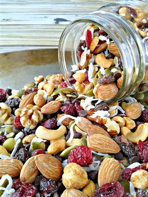 sweet and nutty trail mix healthy post workout snacks