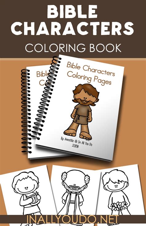 bible characters coloring pages