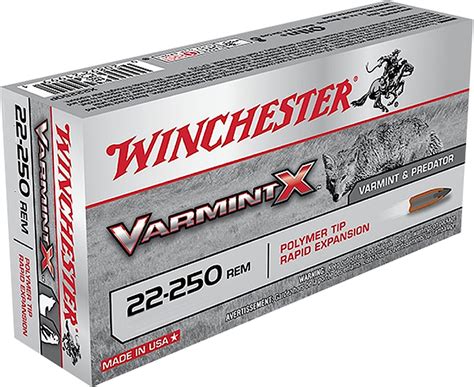 winchester ammo xpxl varmint    rem  gr polymer tip  bx