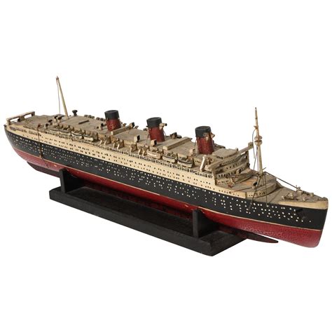 ocean liner queen mary ship model  sale  stdibs