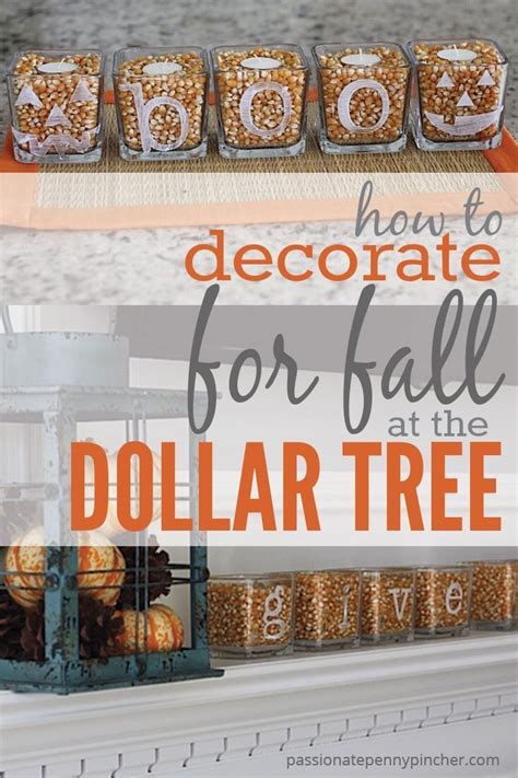 decorate  fall   dollar tree passionate