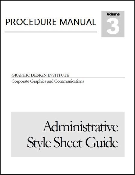 procedure manual template  word templates