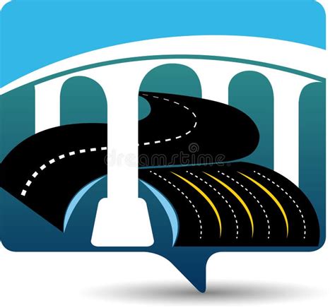 road logo stock vector illustration  clip company