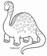 Dinosaurio sketch template