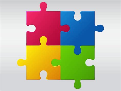 jigsaw puzzle vector art graphics freevectorcom