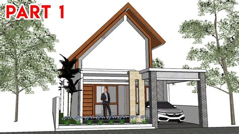 house design tutorial  sketchup part  youtube