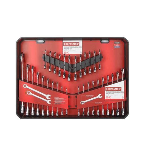 craftsman  piece ratcheting combination wrench set