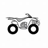 Off Vehicles Highway Atv Atvs Terrain Types Vehicle Tires Straddle Motorized Pressure Seat Having Four Low Three Road sketch template