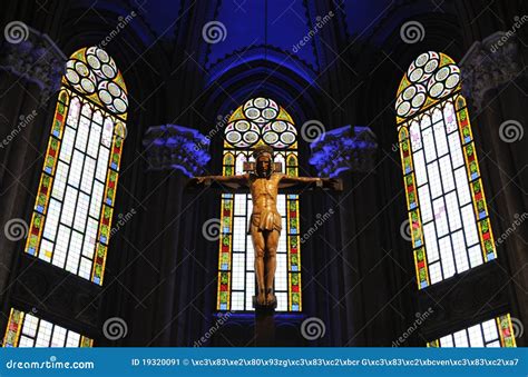 holy cross jesus stock image image