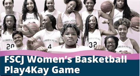 Fscj Women’s Basketball Announces Play4kay Game Breast Cancer Awareness