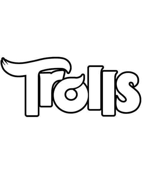 printable trolls logo