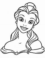 Coloring Belle Pages Princess Disney Colouring Princesses Getdrawings sketch template
