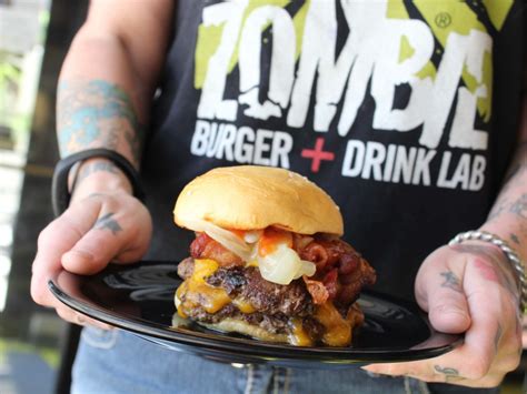 zombie burger feeding  undead craze verve magazine