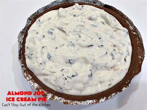 Almond Joy Ice Cream Pie Can T Stay Out Of The Kitchen
