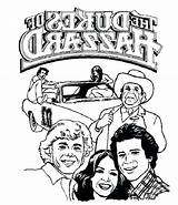 Coloring Pages General Lee Duke Dukes Hazzard Basketball Colouring Getcolorings sketch template