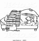 Pillow Laying Toonaday sketch template
