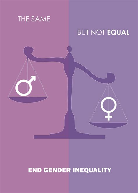 mockup   gender equality poster im working    commercial